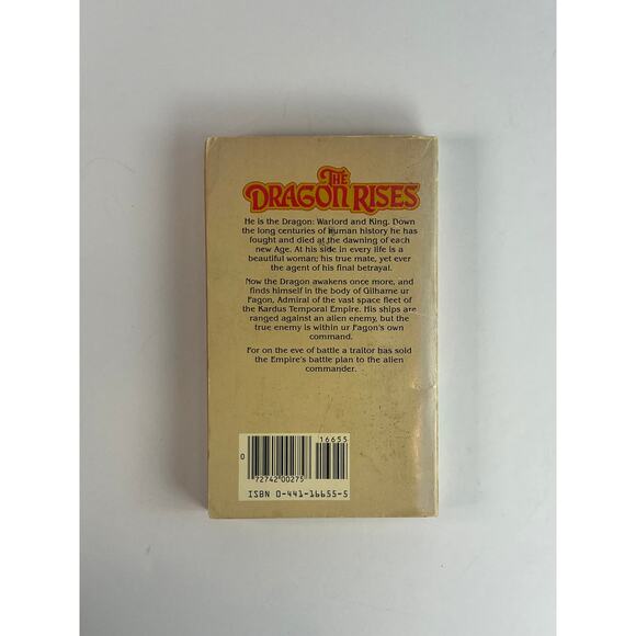 Vintage Paperback Book - The Dragon Rises - Adrienne Martine-Barnes - 1983 Ace - Picture 2 of 6